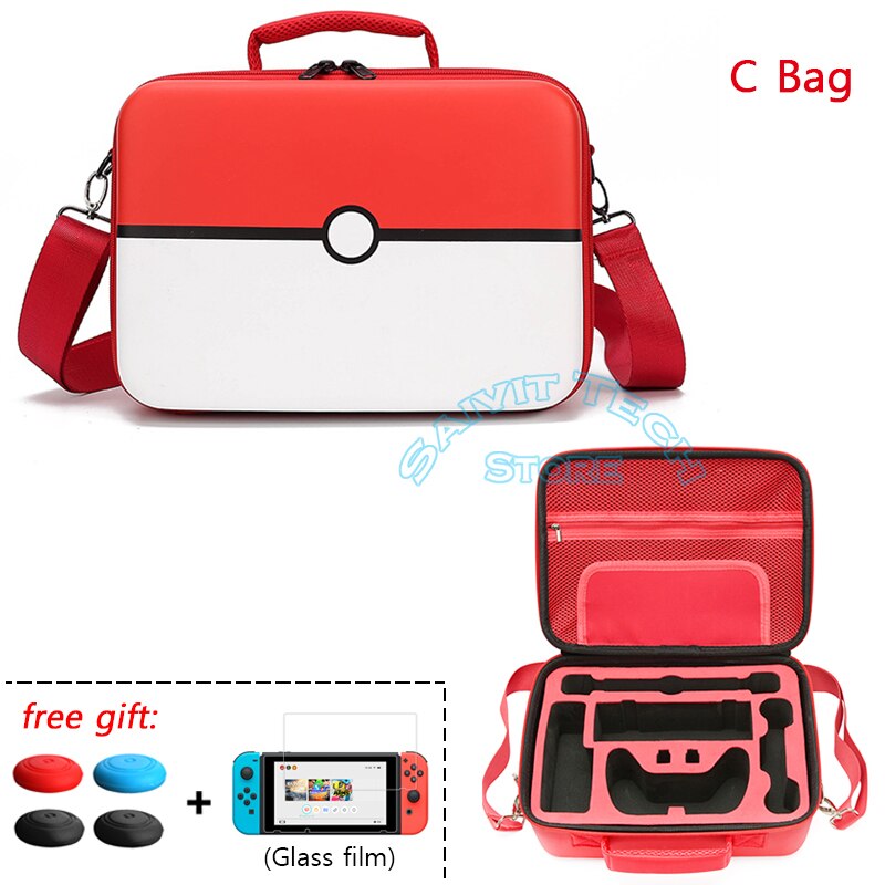 Newest Nintend Switch Accessories EVA Travel Storage Bag Nintendoswitch Animal Crossing Case for NS Nintendo Switch Console: C Bag