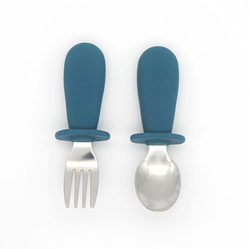 Baby Gadgets Servies Set Kinderen Gebruiksvoorwerp Rvs Peuter Servies Bestek Cartoon Baby Voedsel Voeden Lepel Vork: A10