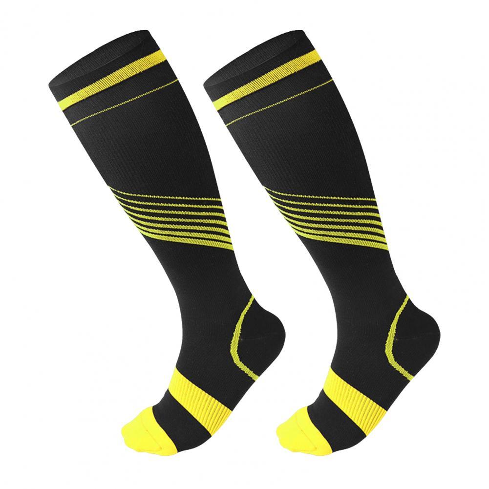 Compression Socks Exercise Aid Sports Socks Casual Style Anti Slip Delicate Relieve Pain Compression Socks:  Yellow L