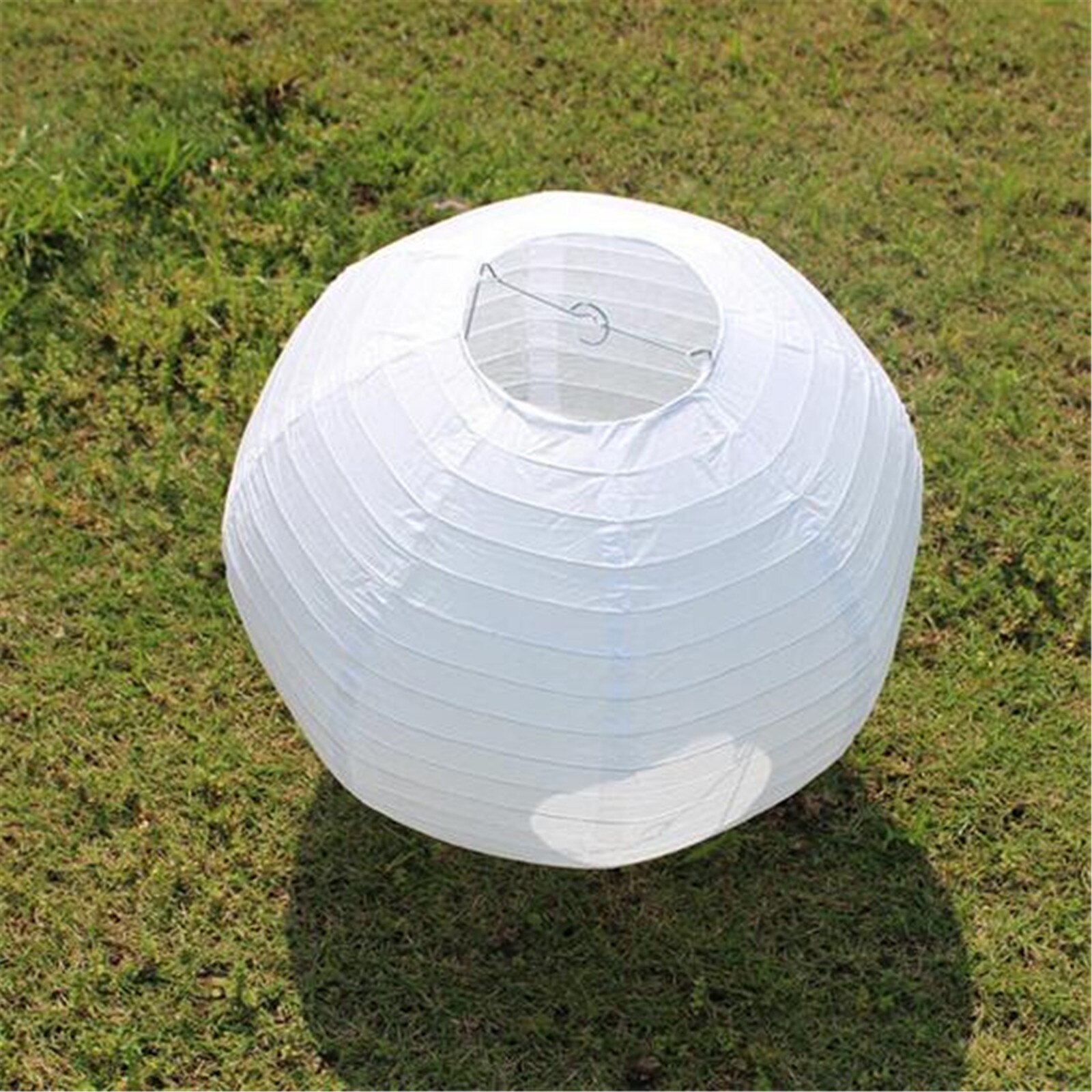 FAROL DE PAPEL chino redondo blanco de 15cm, suministros de decoración para fiestas de cumpleaños y bodas, cubiertas de lámpara de papel, sombras de decoración #3G: Default Title