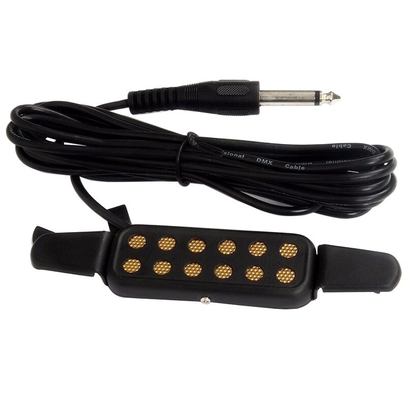 Classic Acoustic Guitar Pickup Transducer Amplifier Guitar Pickup Sound Hole Musical Instruments Pickup For Guitar: Default Title