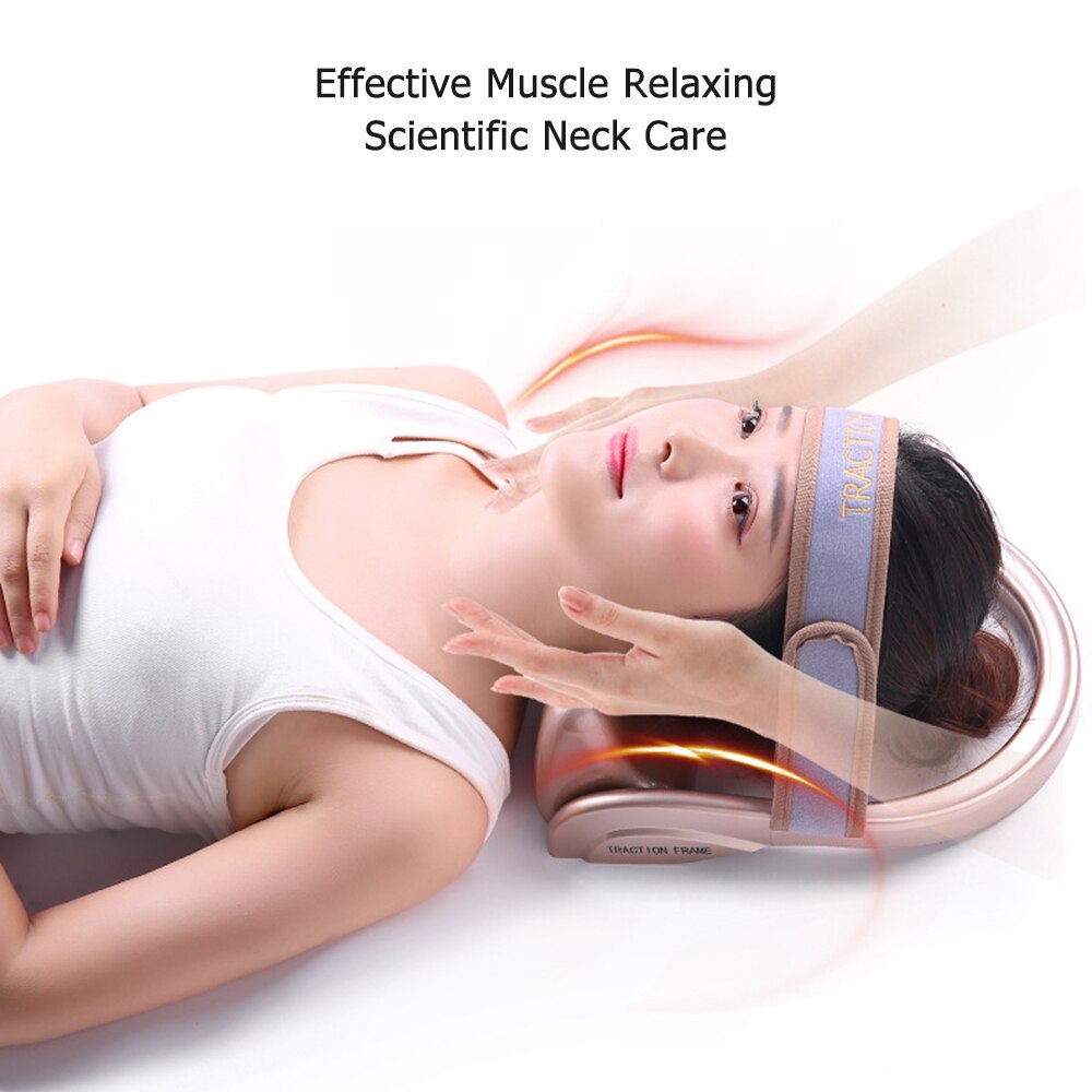 Inflatable Air Cervical Neck Traction Device Neck Support Muscle Tension RelievesVertebra Correction Tractor Relaxing Massager