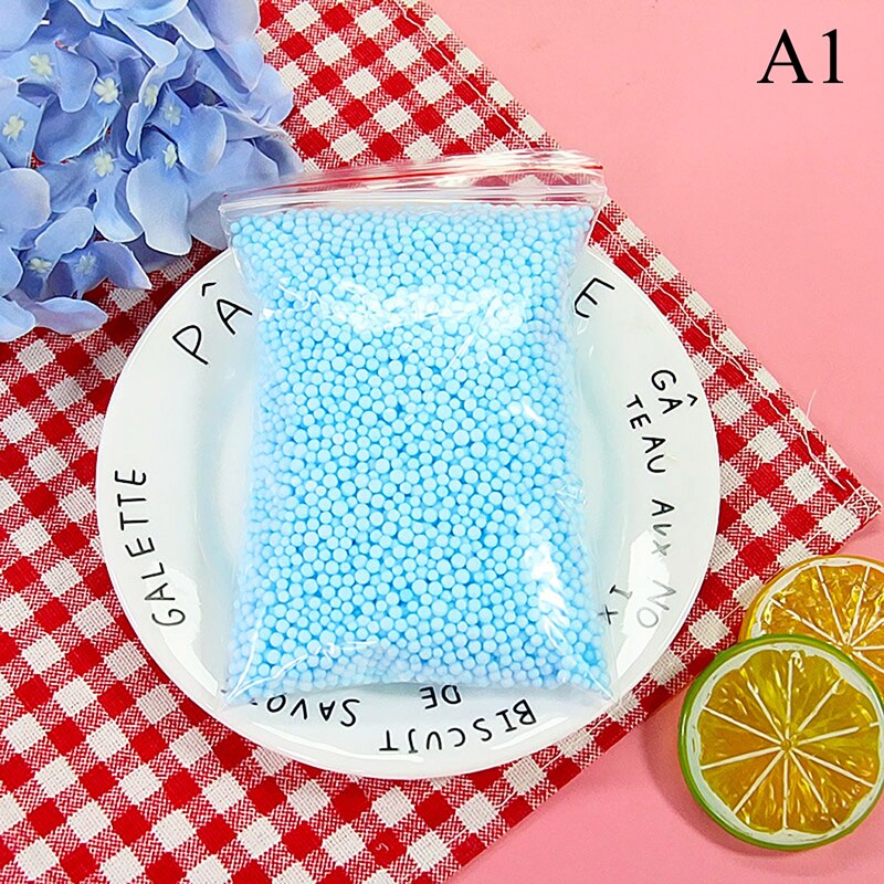 DIY Polystyrene Styrofoam Balls Bottle Snow Mud Particles Accessories Slime Balls Small Tiny Foam Beads For Foam Filler 1pack: A1