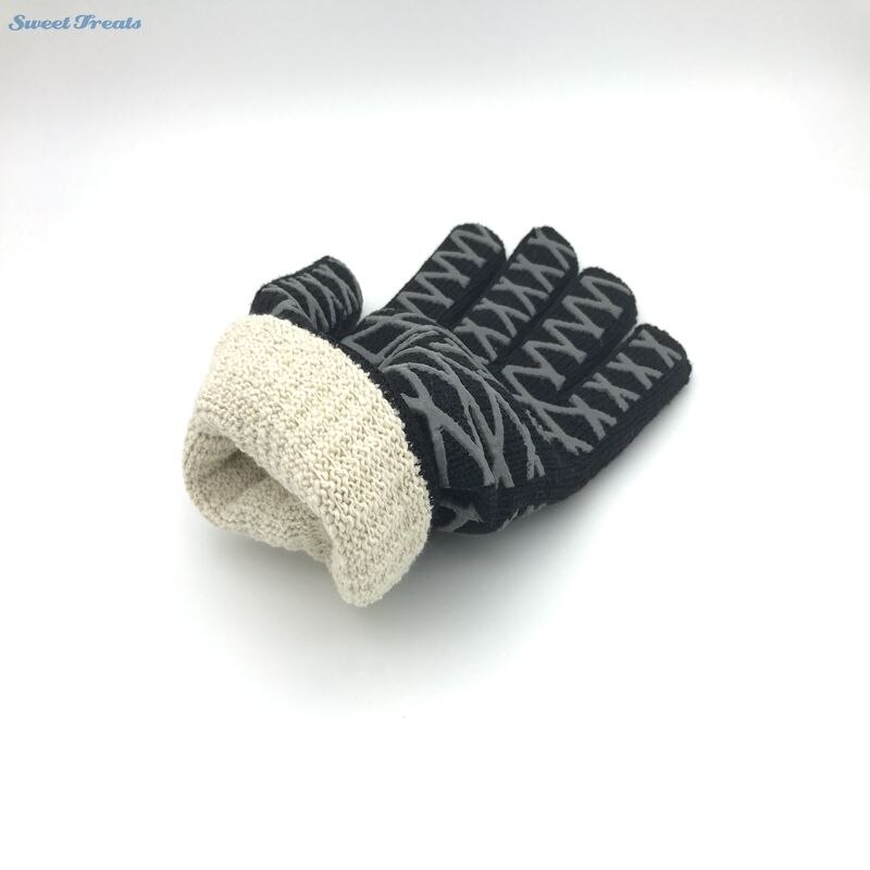 Sweettreats 10" Long Barbecue BBQ Gloves Pit Mitt Heat Resistant Fireplace BBQ Grill Kitchen Glove Microwave Oven Mitts