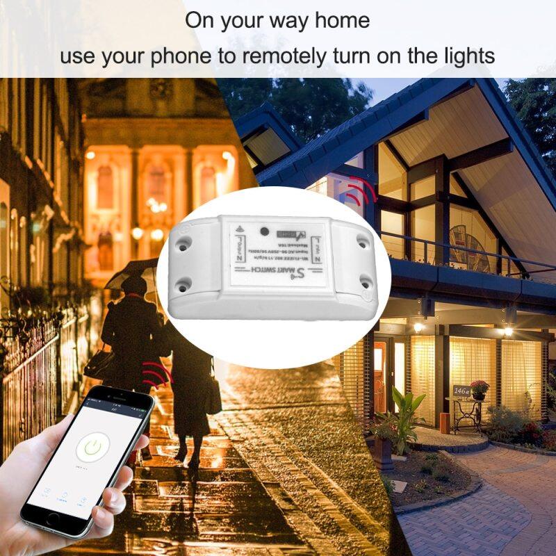 Fernbedienung Schalter Wireless Tuya Wifi Smart Home Automation Relais Modul Controller Arbeit mit Alexa