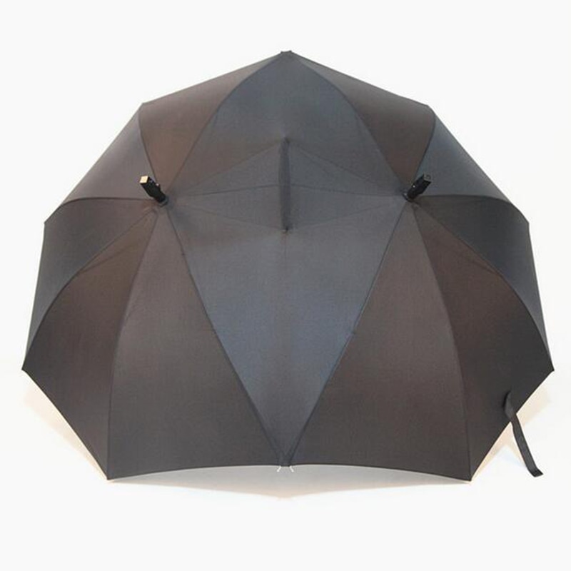 Meetcute Couple Umbrella Two Head Double Size Umbrella Super Cool Valentine Lover