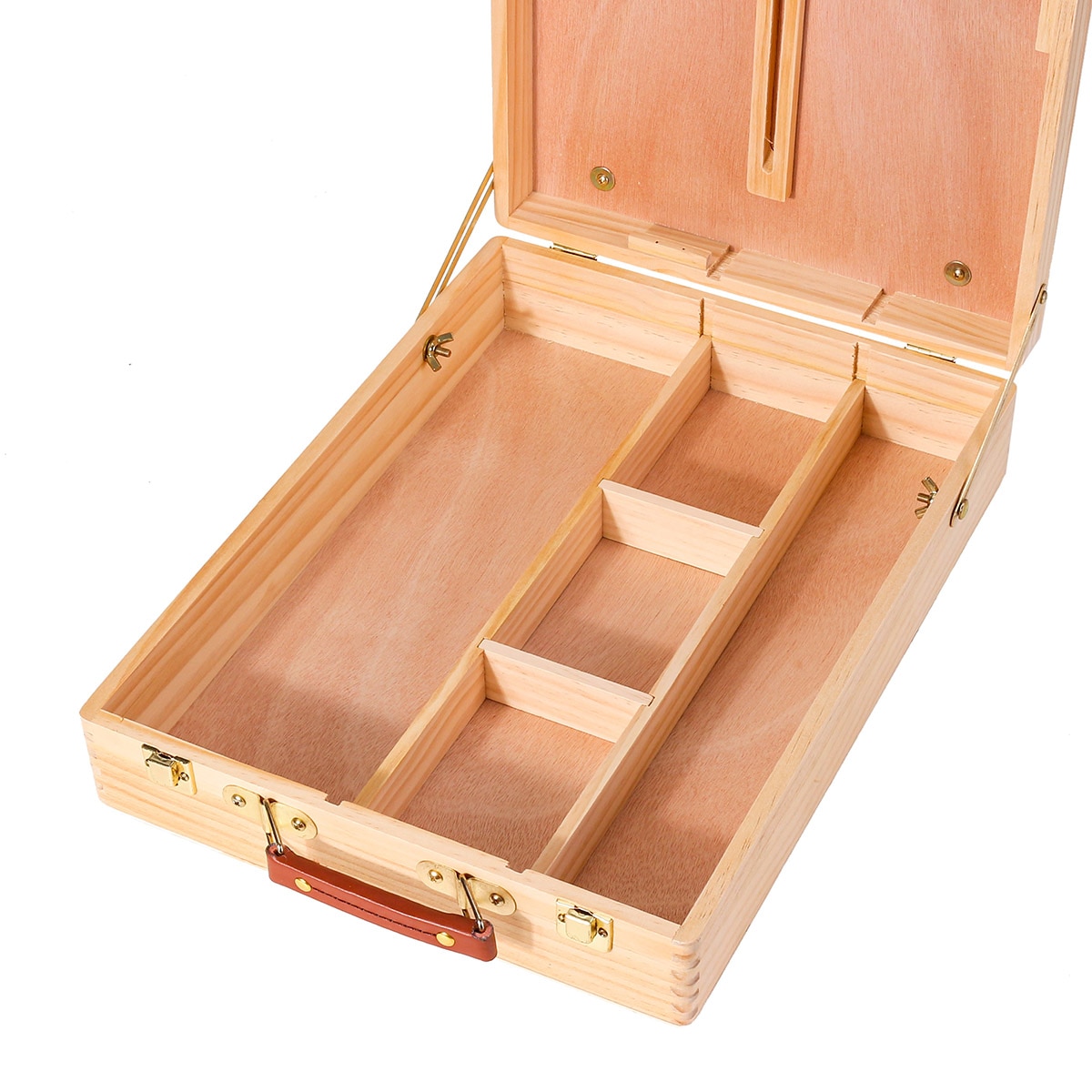 Easel Painting Table-Box Suitcase Wooden French Tripod Easel Portable Sketch Table Box Folding Durable Art Painter French