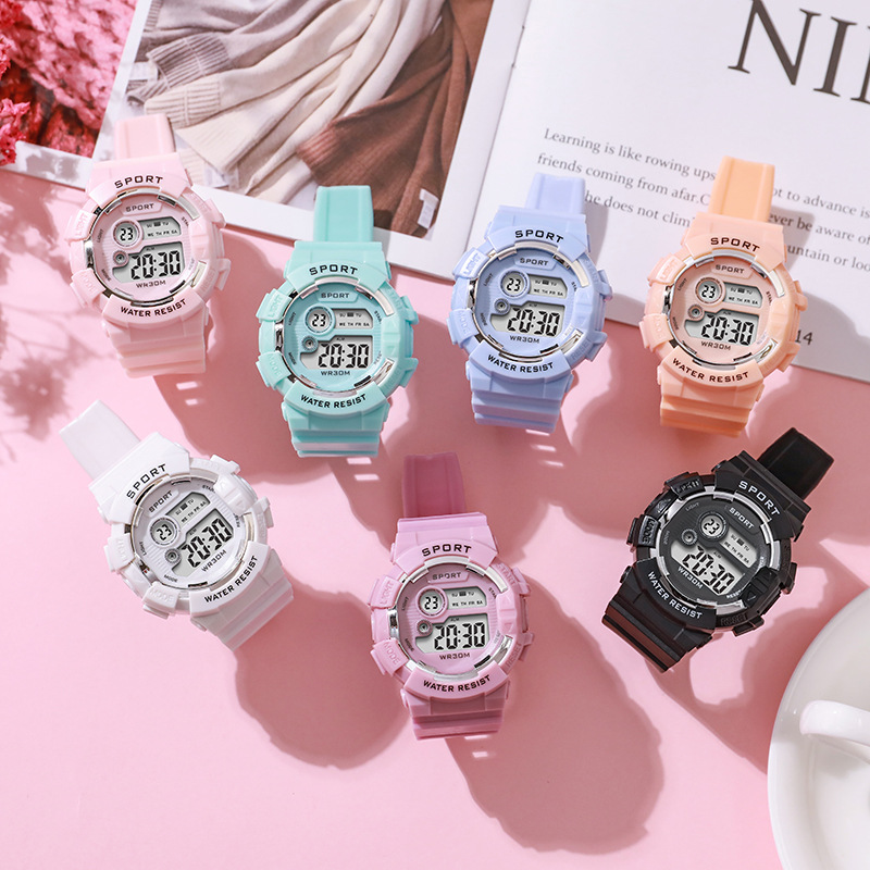 Relojes de para niños, reloj Digital deportivo luminoso resistente al agua, relojes con alarma, reloj electrónico inteligente para niños y niñas,
