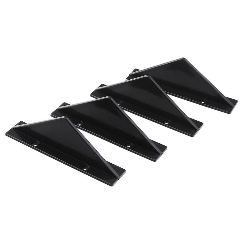 Car modification For the triangular mini shark fin bumper Motors 4-wing diffuser rerou styling rear General spoiler lip car E4A0