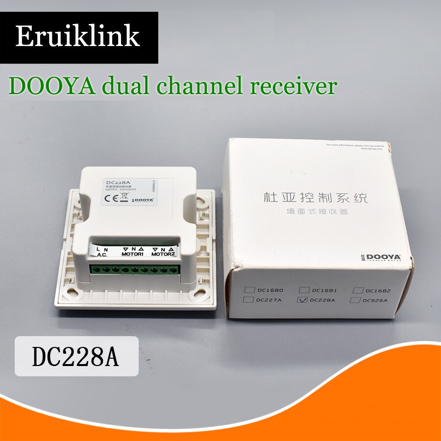 Dooya Elektrische Gordijn, Smart Home Muurstickers, Enkel/Dualchannel Ontvanger, Supportingallbrands Van ExternalMotorDC227/DC228A