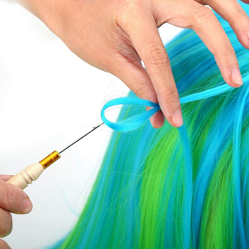 ABVP, pinzas especiales, juego de extensiones de cabello con hebilla, Kit de extensiones de cabello 4 uds, herramienta para pelucas con gancho