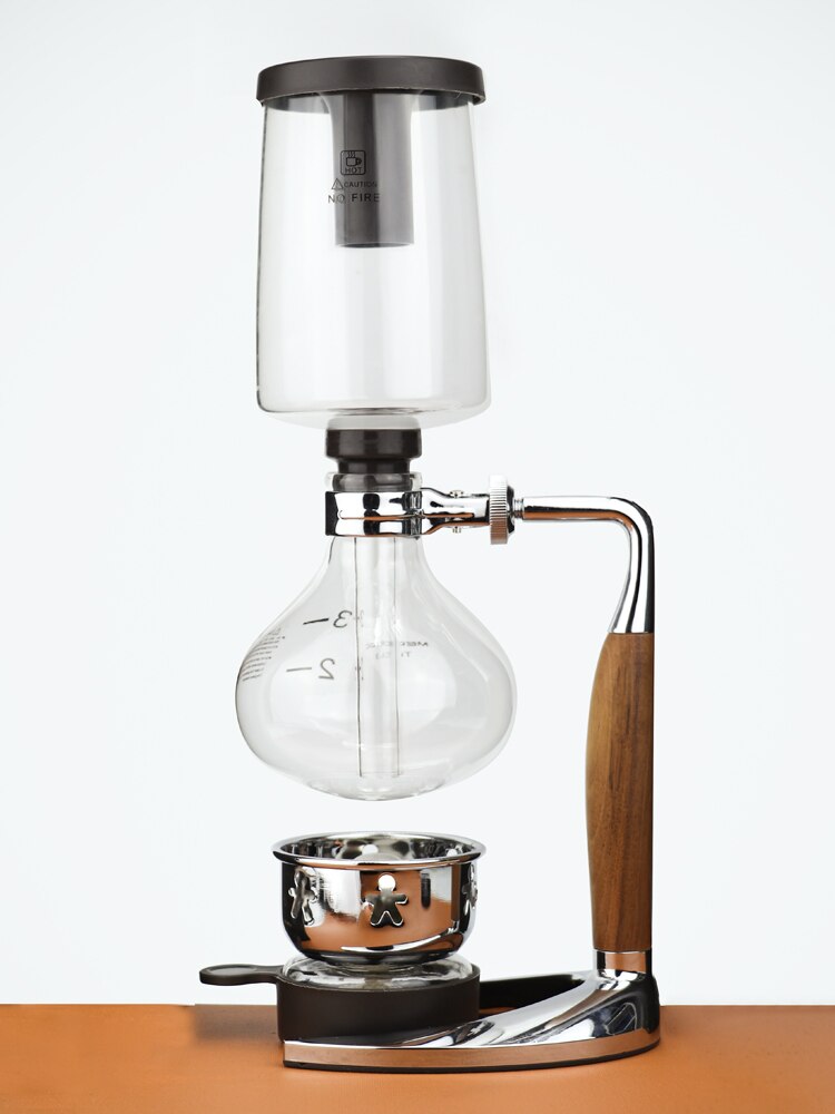 3/5 Cups Syphon Pots Coffee Kettle pot Set Filter Syphon Coffee Maker Tea Siphon Heat-Resistant Household Pot