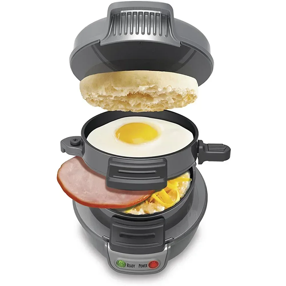 Haushalts frühstücks maschine Hamburger Sandwich maschine mit Eier kocher Ring maschine Brot Sandwich maschine Waffel maschine