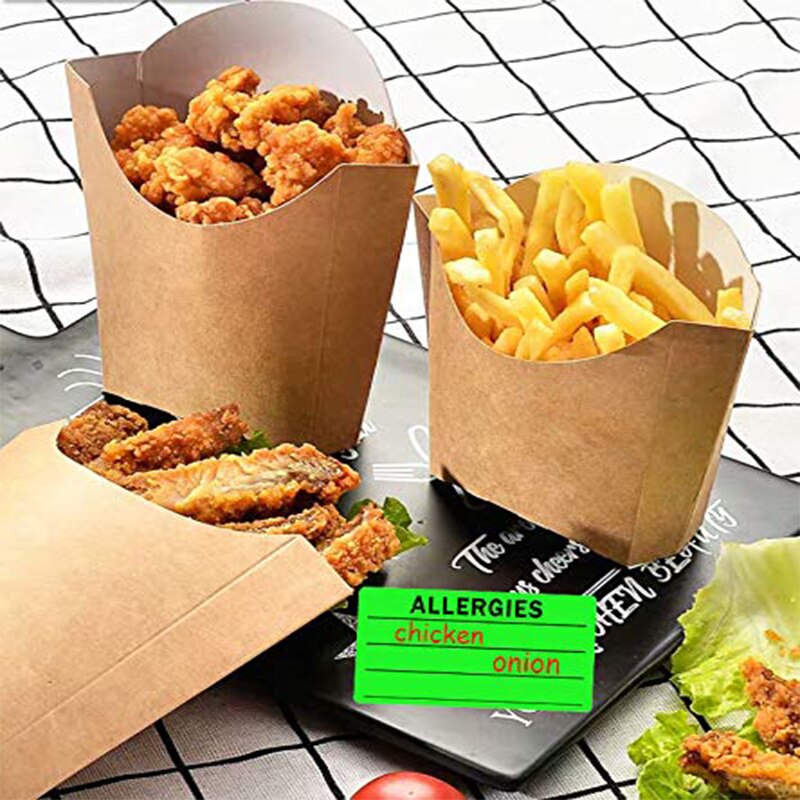 Allergy Sticker Fluorescent Green 300 Allergy Sticker