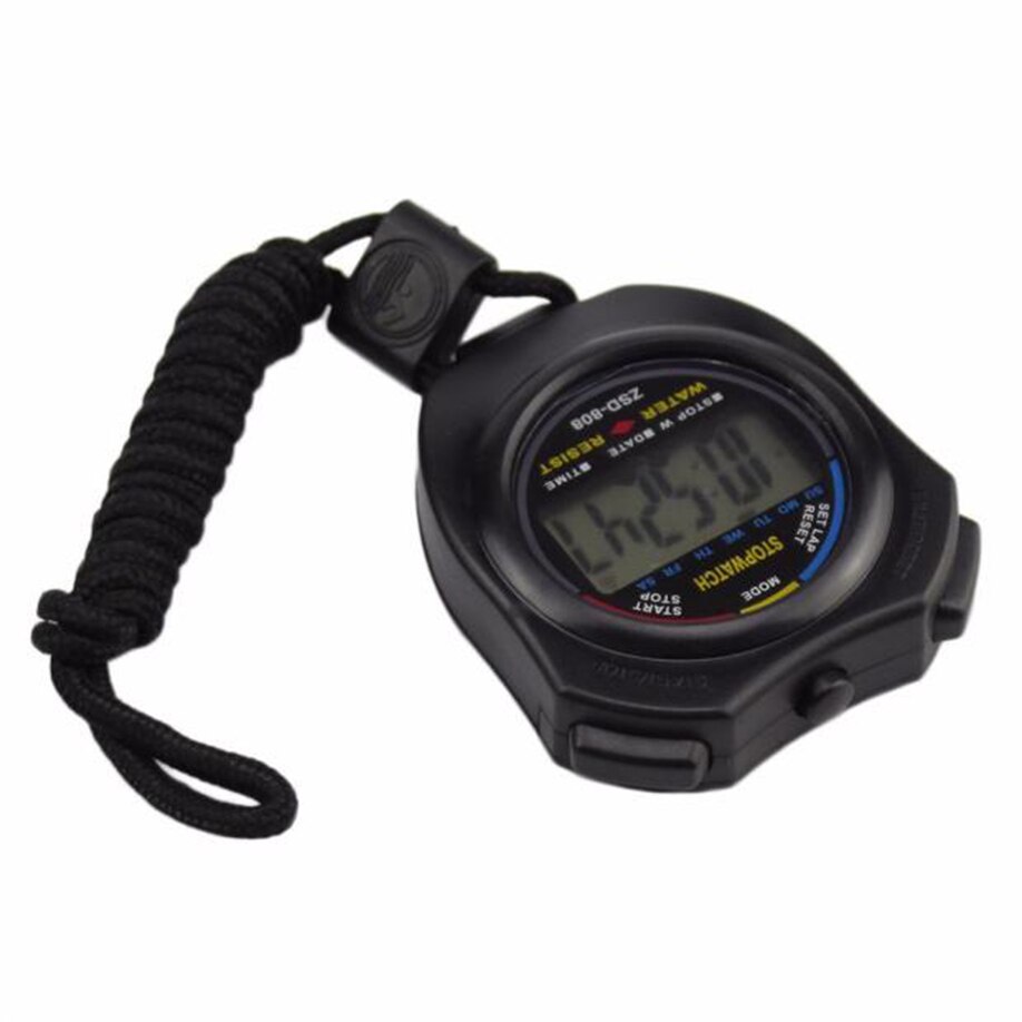 Multifunctionele Sport Horloge Waterdichte Digitale Lcd Stopwatch Chronograaf Timer Teller Sport Alarm &