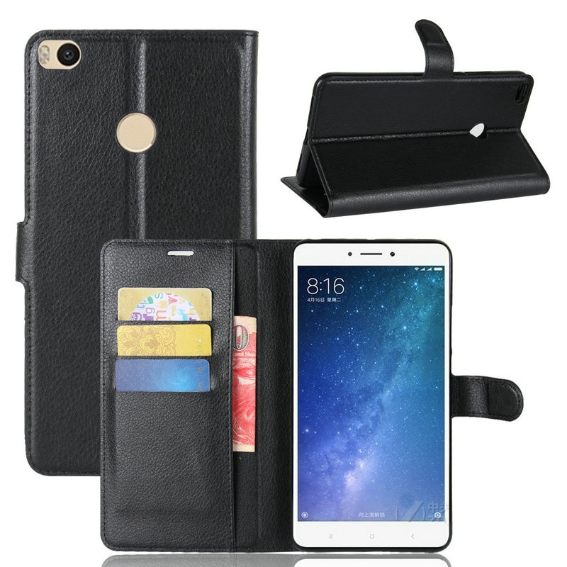 Voor Xiaomi Mi Max 3 Wallet Flip Leather Case Voor Xiaomi Mi Max 2 Max2 32Gb 64Gb 128gb Telefoon Cover Met Stand Etui Funda