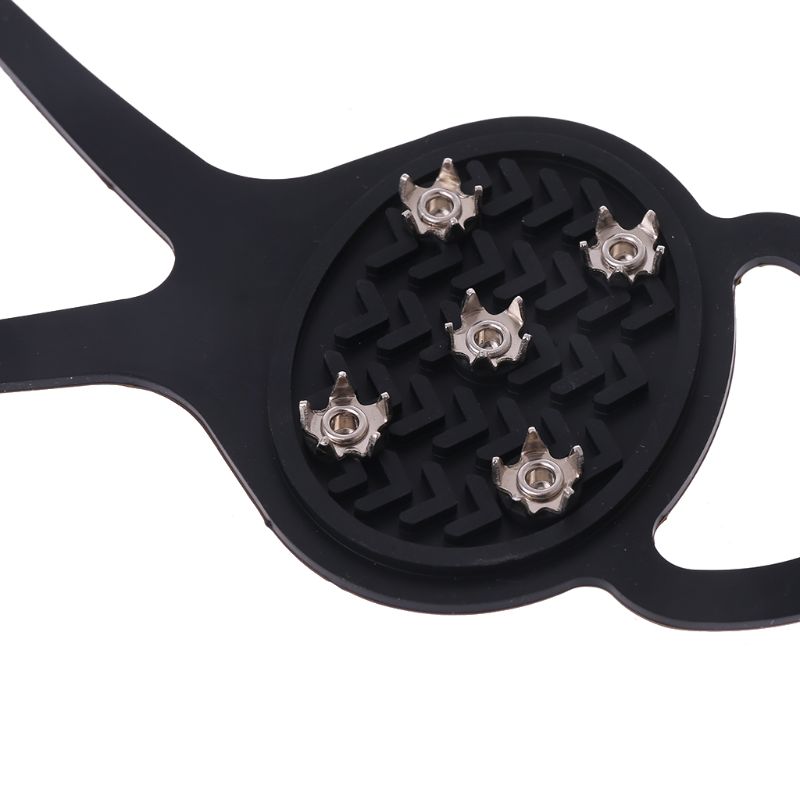 Een Paar 8 Tanden Antislip Ijsgrijper Wandelen Klimketting Schoenen Covers