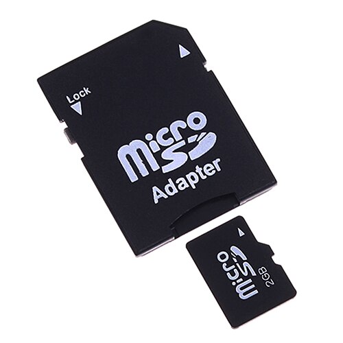 Convertidor de adaptador de tarjeta de memoria Micro SD TransFlash TF a SD SDHC, , 2 uds.