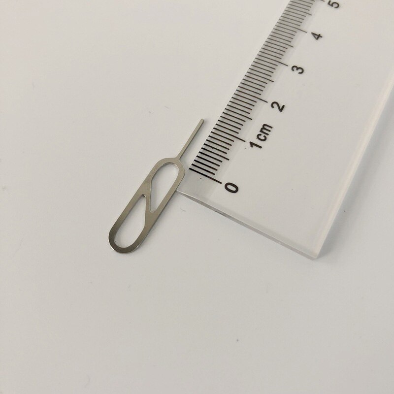 5Pcs Sim Card Tray Removal Eject Pin Key Gereedschap Rvs Naald Ejector Voor Mobiele Telefoon Instrument Onderdelen Accessoires