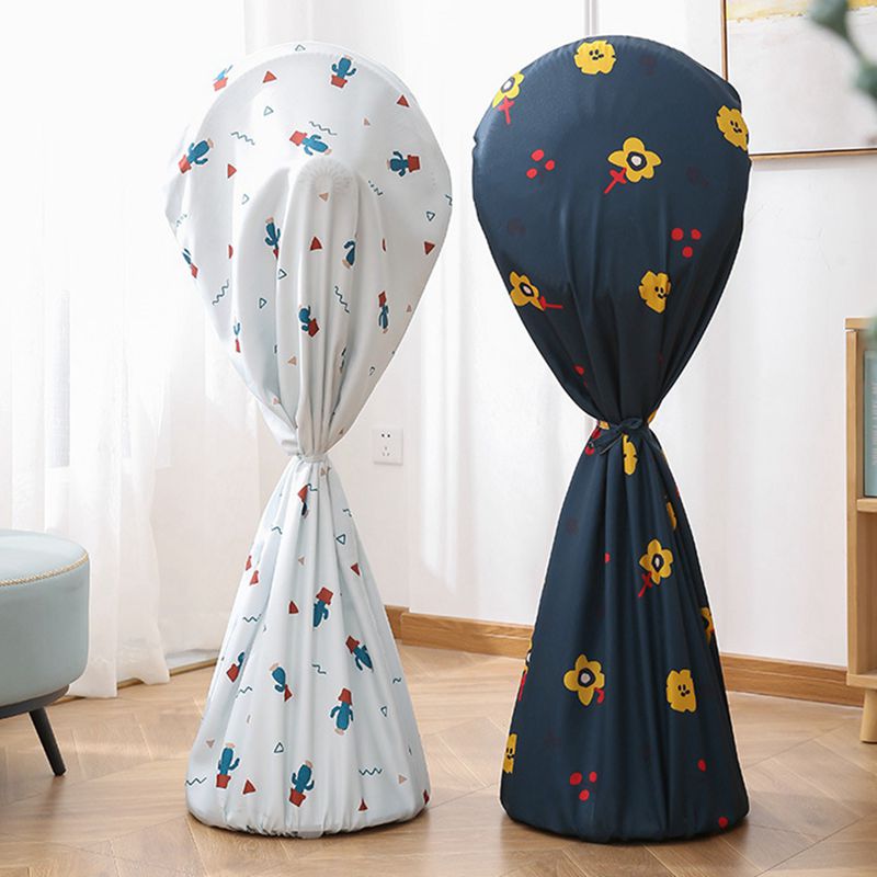 Fan Dust Cover Protection Cover Fan Cover Household All-inclusive Fabric Round Floor-standing Stereo Fan Dust Cover