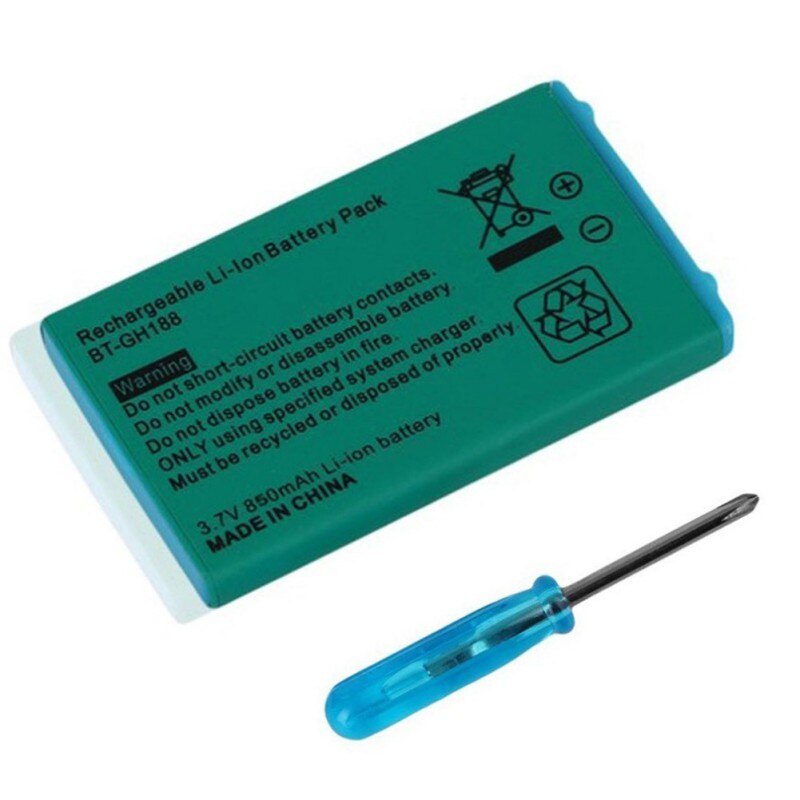 850Mah Lithium-Ion Batterij Oplaadbare Lithium-Ion Batterij En Tool Pack Kit Met Schroevendraaier Voor nintendo Gba Sp