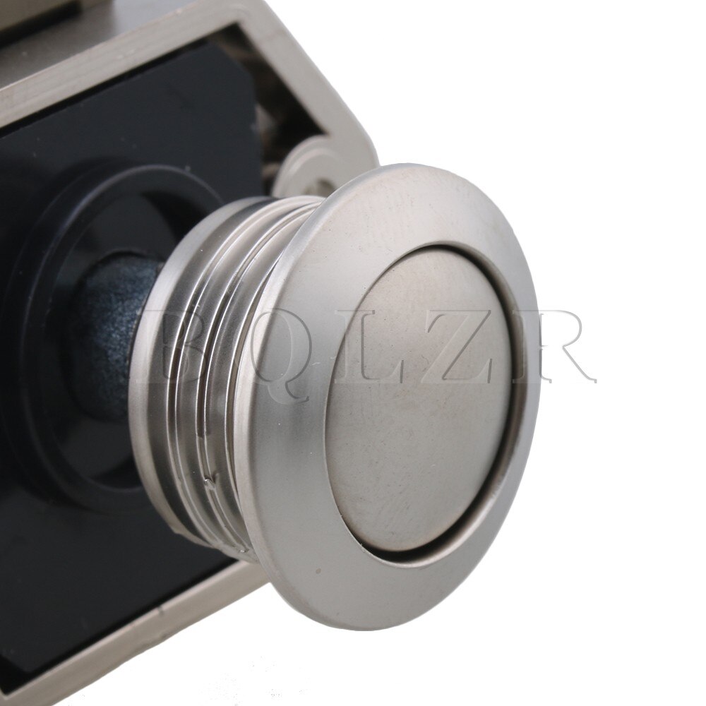 BQLZR 20mm Opening Gat Drukknop Keyless Lock Klink Knop Kast Lock voor RV Ladeblok Deur Dikte 15 -27mm Pack van