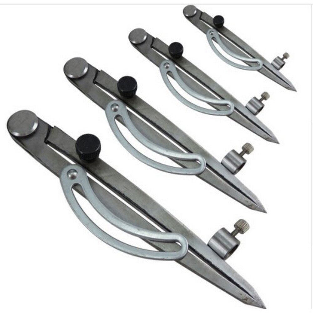 125mm-300mm de aço asa divisor lápis marcação compasso-círculo criador ajustável escriber artesão arquiteto estudante carpinteiro
