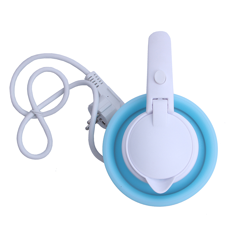 Absf 0.75l elektrische waterkoker siliconen opvouwbaar 680w draagbare reis camping waterkoker instelbare spanning thuis elektrisch apparaat: Default Title