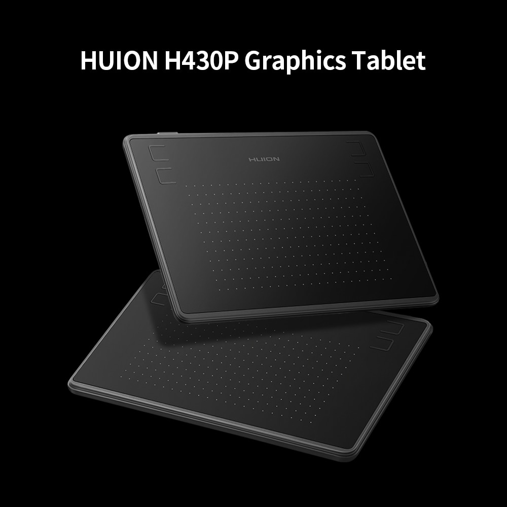 Huion H430P Grafische Tablet Tekening Tablet Met 4096 Niveaus Drukgevoeligheid 5080LPI Pen Resolutie 233PPS Rapport Tarief