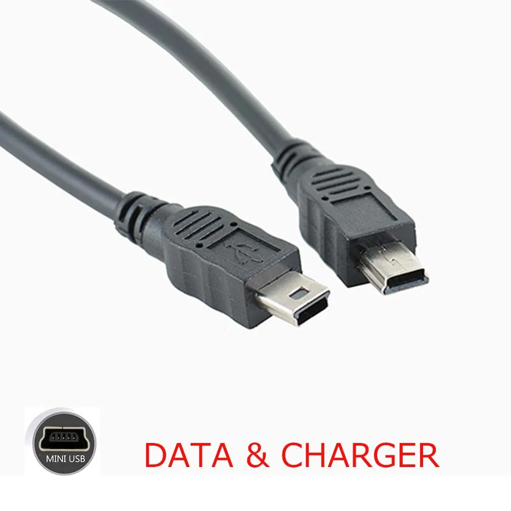 50Cm 5pin Mini Usb Mannelijk Naar Mini B Mannelijk M/M Verlengstuk Data Kabel Snoer Data & Charge