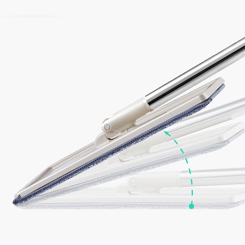 Free Hand Mop Flat Squeeze Magic Microfiber Cleaning Mops with Bucket Magic Automatic Home Kitchen Floor Cleaner