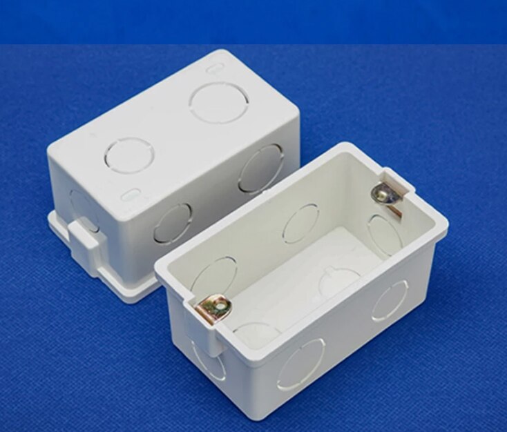 US standard switch box fireproof material multi-directional holes built-in switch box Can match most of the US standard switch