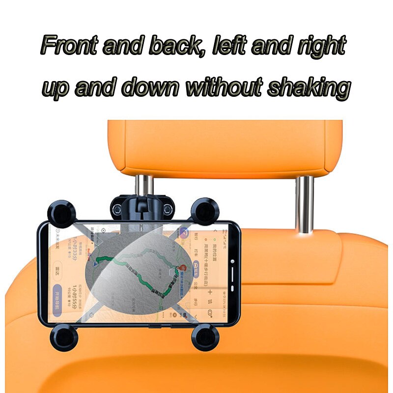 Vmonv nieuwste tablet autohouder voor ipad air mini 2 3 4 pro 12.9 achterbank hoofdsteun telefoonstandaard voor 4-13 inch mobiele telefoon houder