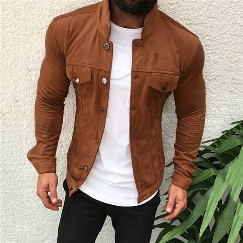 Heren denim jeans jassen klassieke western stijl trucker effen jas jas bovenkleding herfst lange mouw casual knopen jas jassen