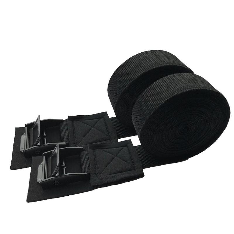 1 paar 9,8 ft Schwarz Auto Dach Gestell Gepäck Kajak Surfbrett Auto Spannung Seil Ratsche Krawatte Gepäck Riemen Auto stimmen Stiefel Festen Gürtel
