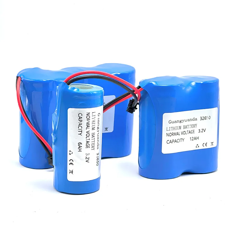 Akumulator LiFePO4 32650 3,2V Litowo-żelazowo-fosforanowy robić lampa solarnych, reflektorów ulicznych, z panelem zabezpieczającym.