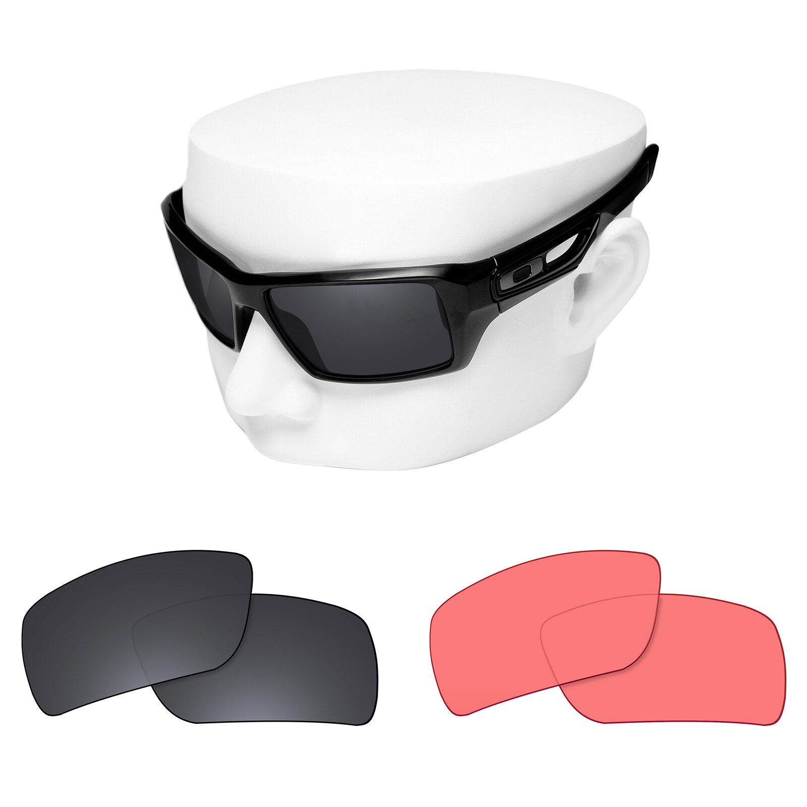Oowlit polariserte erstatningslinser til-oakley øyelapp 2 oo9136 solbriller