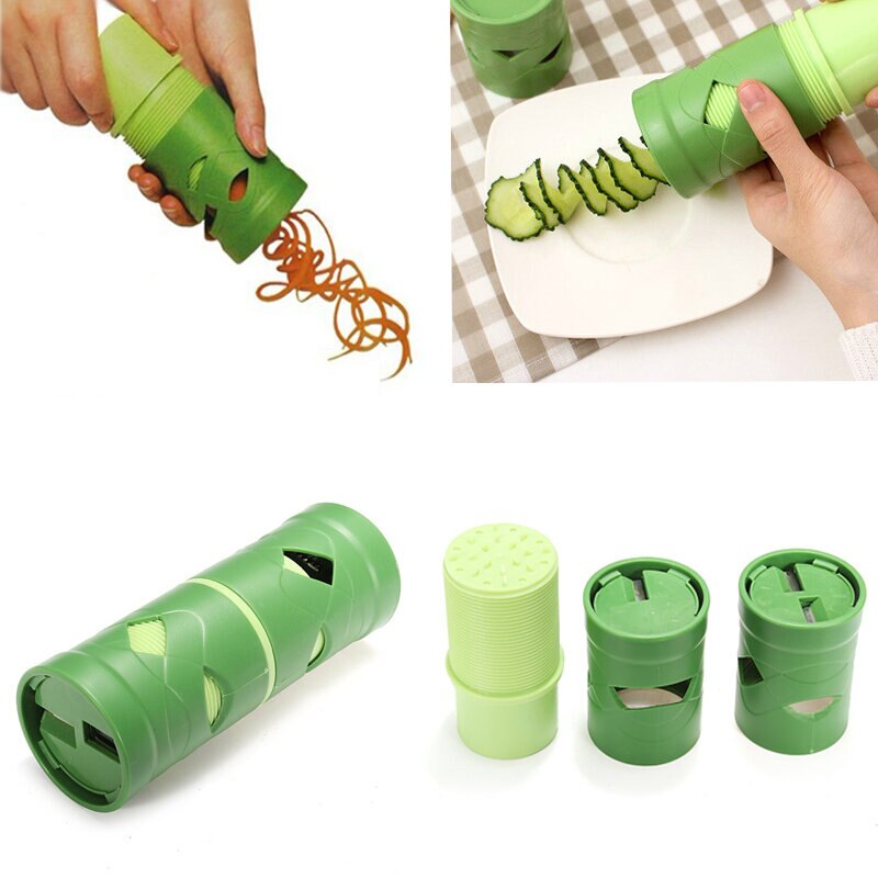 Multi-function Vegetable Fruit Cucumber Turning Cutter Slicer Fruit Vegetable Device