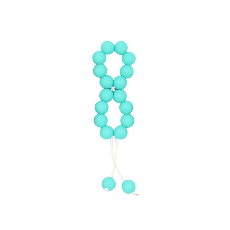 Newbaby Kleur Niet Giftig Bijtring Armband Molaire Stok Silicone Bite Stok Leuke Cartoon Patroon Speelgoed: QL