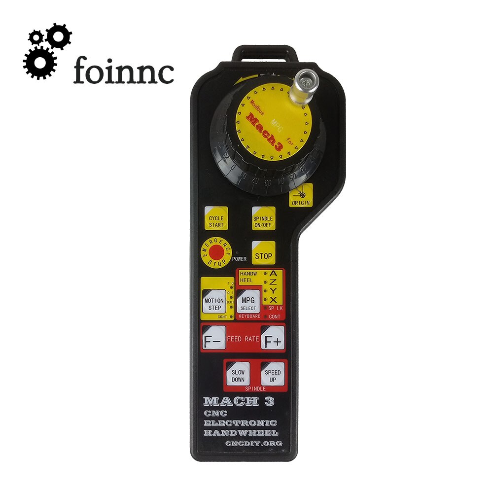 CNC Offline Controller Mach3 usb 4 axis hand wheel manual controller MODBUS MPG for Industrial machine