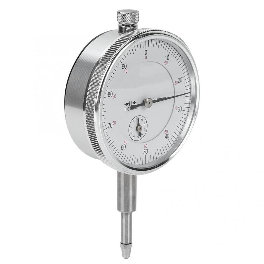 Mekanisk indikator høj nøjagtighed aluminiumslegering 0-10mm/0.01mm skive indikator måler manuel måleværktøj reloj sammenligning