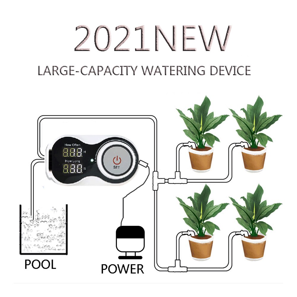 Intelligent Water Irrigation Controller Automatic Flower Watering Device for Balcony Office Garden Irrigation Water Sprayer