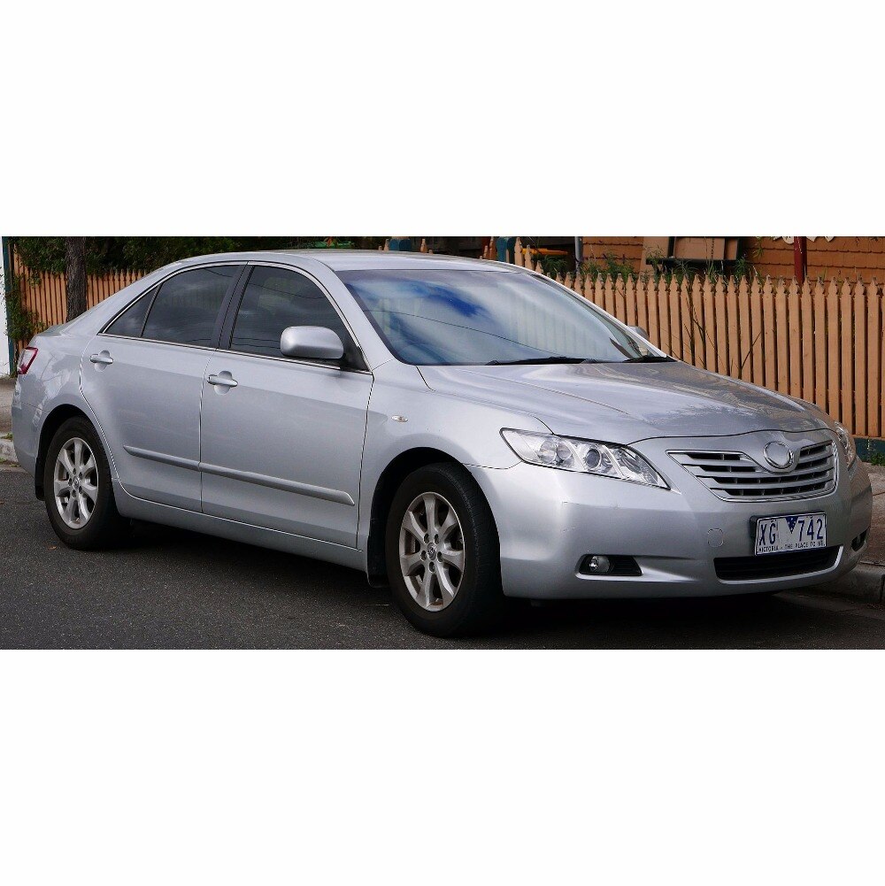 2 stk abs krom bil hovedlygte dæksel til toyota  vx40 camry 2007 dekorer frontlampeskærmen på din bil