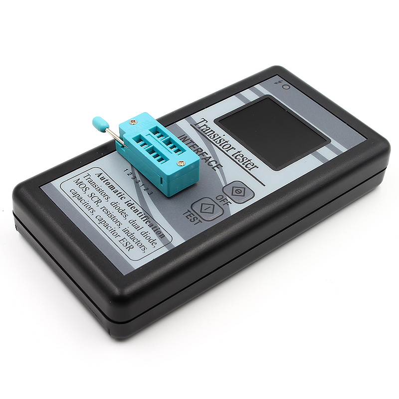 Mehrzweck-transistortester 128*160 dioden thyristor kapazität widerstand induktivität mosfet esr lcr meter tft-farbdisplay
