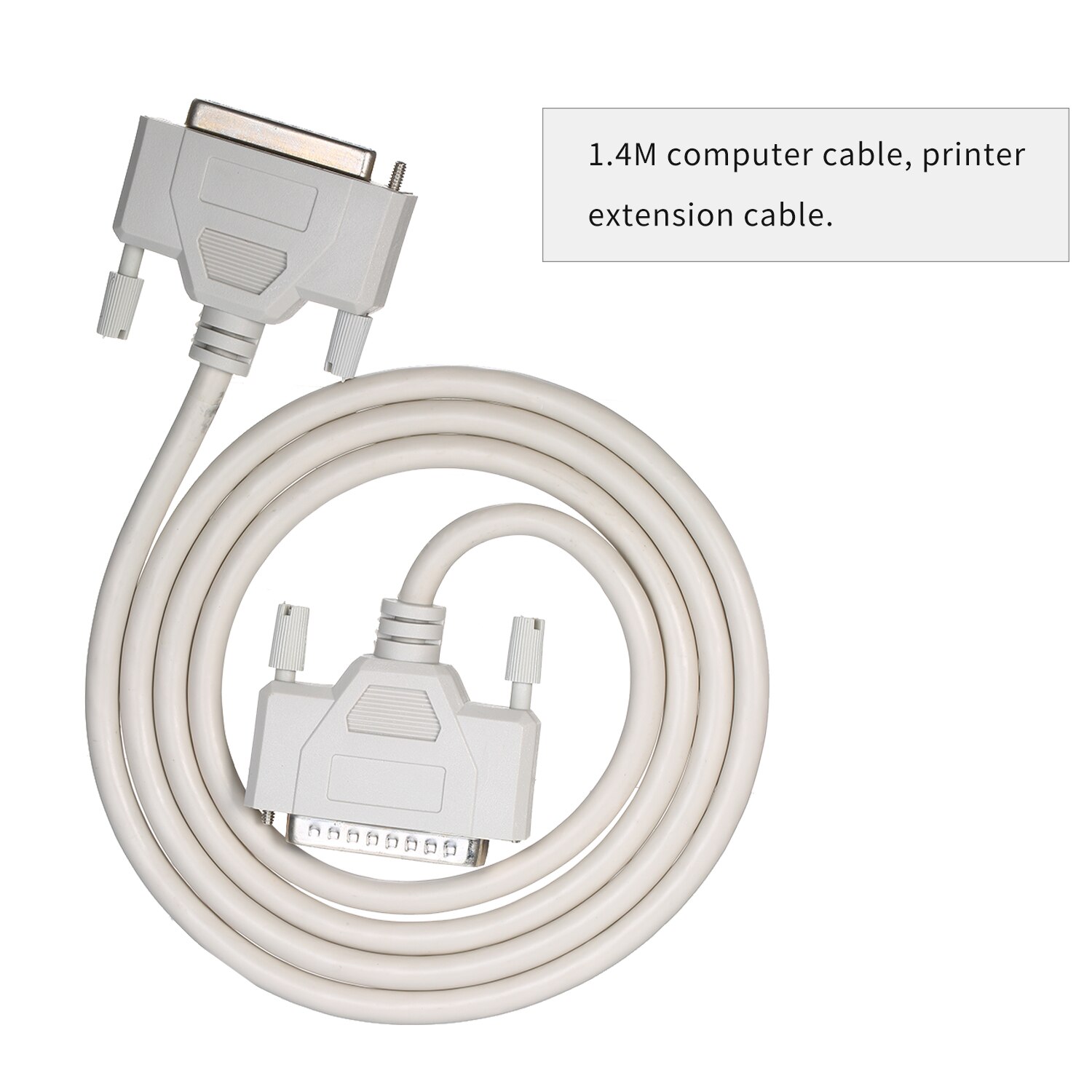25Pin DB25 Printer Extending Cable Parallel Male to Female LPT Printer DB25 M-F Cable 1.4M Computer Printer Extending Cable