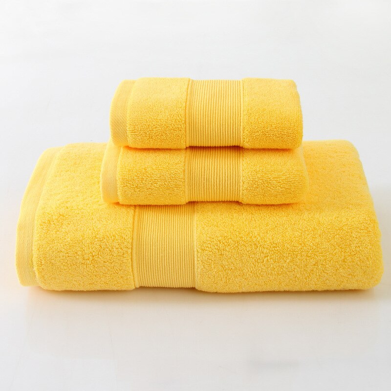 Streep Katoenen Handdoek Badhanddoek Van Drie Sets Effen Kleur Dikker Badkamer Handdoeken Set Grote Dikke Handdoeken Set Thuis Hotel: 04