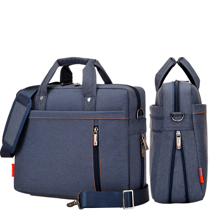 Schokbestendige waterdichte laptoptas 13 14 15 15.6 17 17.3 inch laptoptas Messenger notebooktas voor Macbook Pro Air hp xiaomi: 13 inch / Blauw