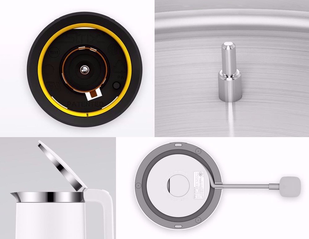 Xiaomi MIjia-Hervidor eléctrico inteligente con Control de temperatura constante, tetera de aislamiento térmico para el hogar, 1,5 l, con aplicación móvil