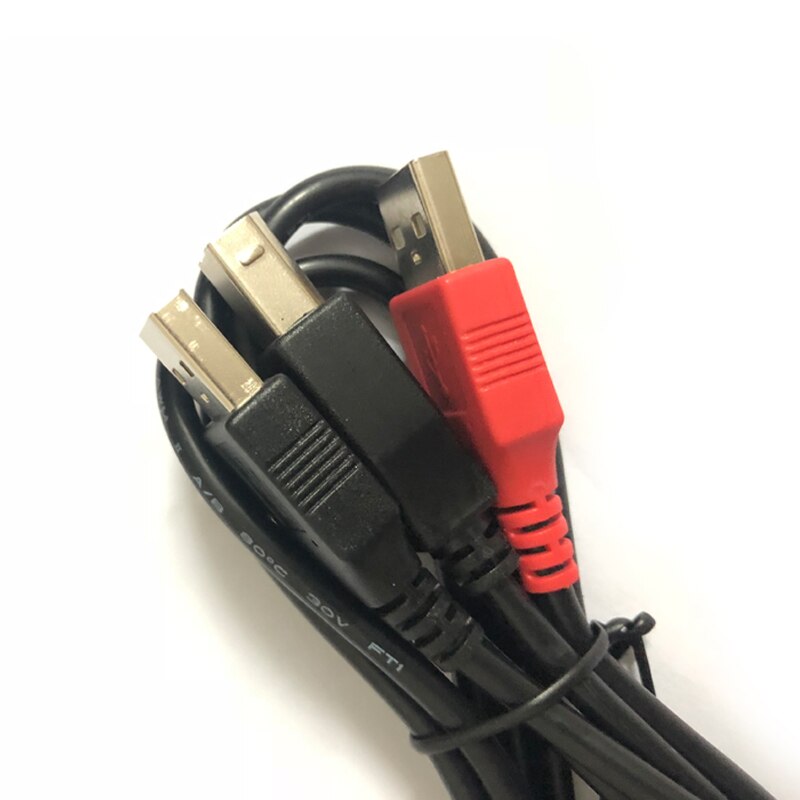 Usb datakabel diverse oscilloskop datakabel 3 plugger for å koble til multimetre ulike instrument datakabler 6074be 1008c