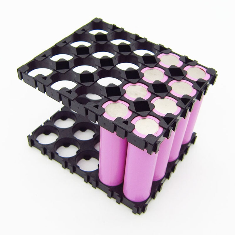 4*5 18650 Lithium Batterij Combinatie Houder Gesp Batterij Pack Houder Cilindrische Li-Ion Mobiele Armatuur Beugel BMS Onderdelen DIY